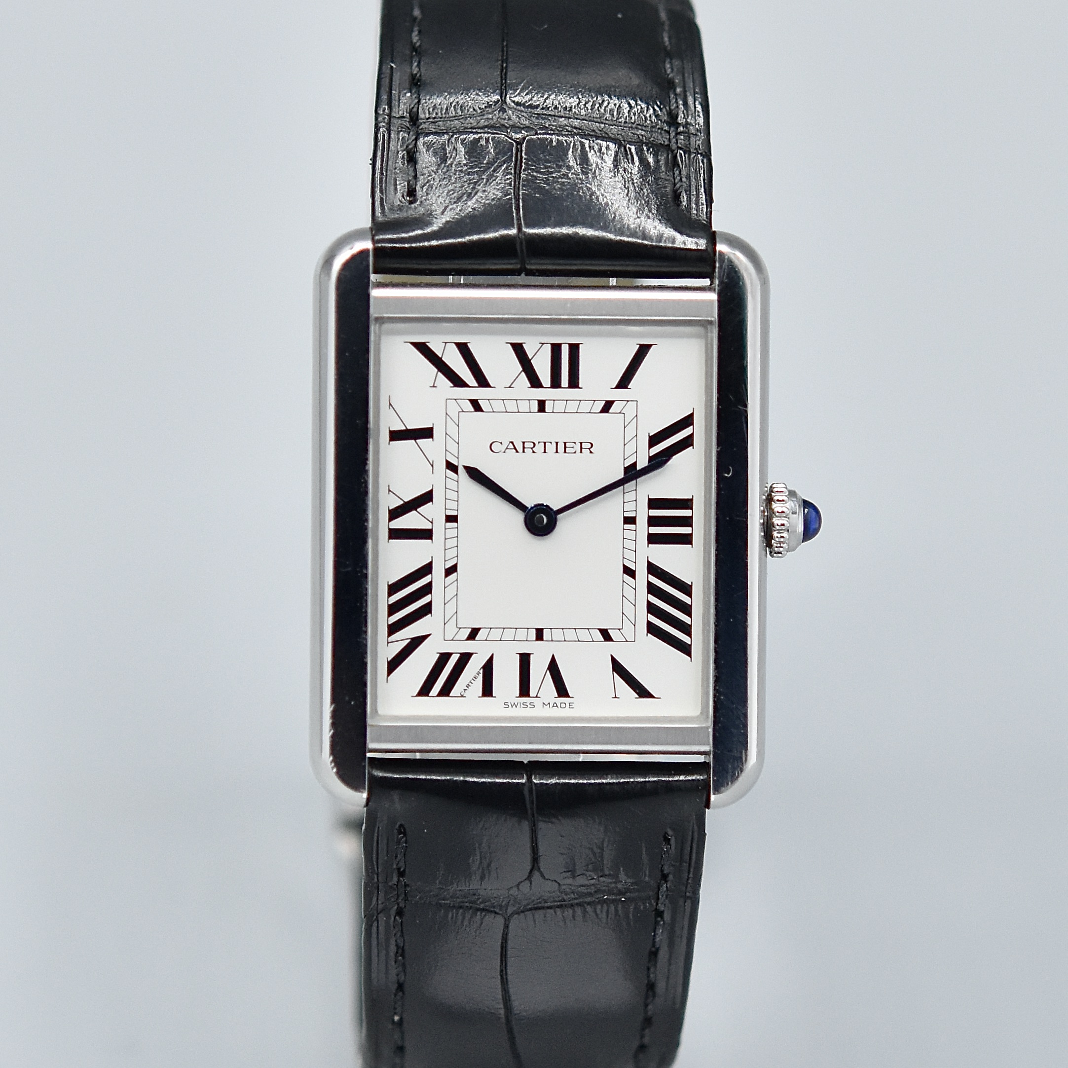 CARTIER TANK SOLO REF. 3169 WITH BOX AND PAPERS