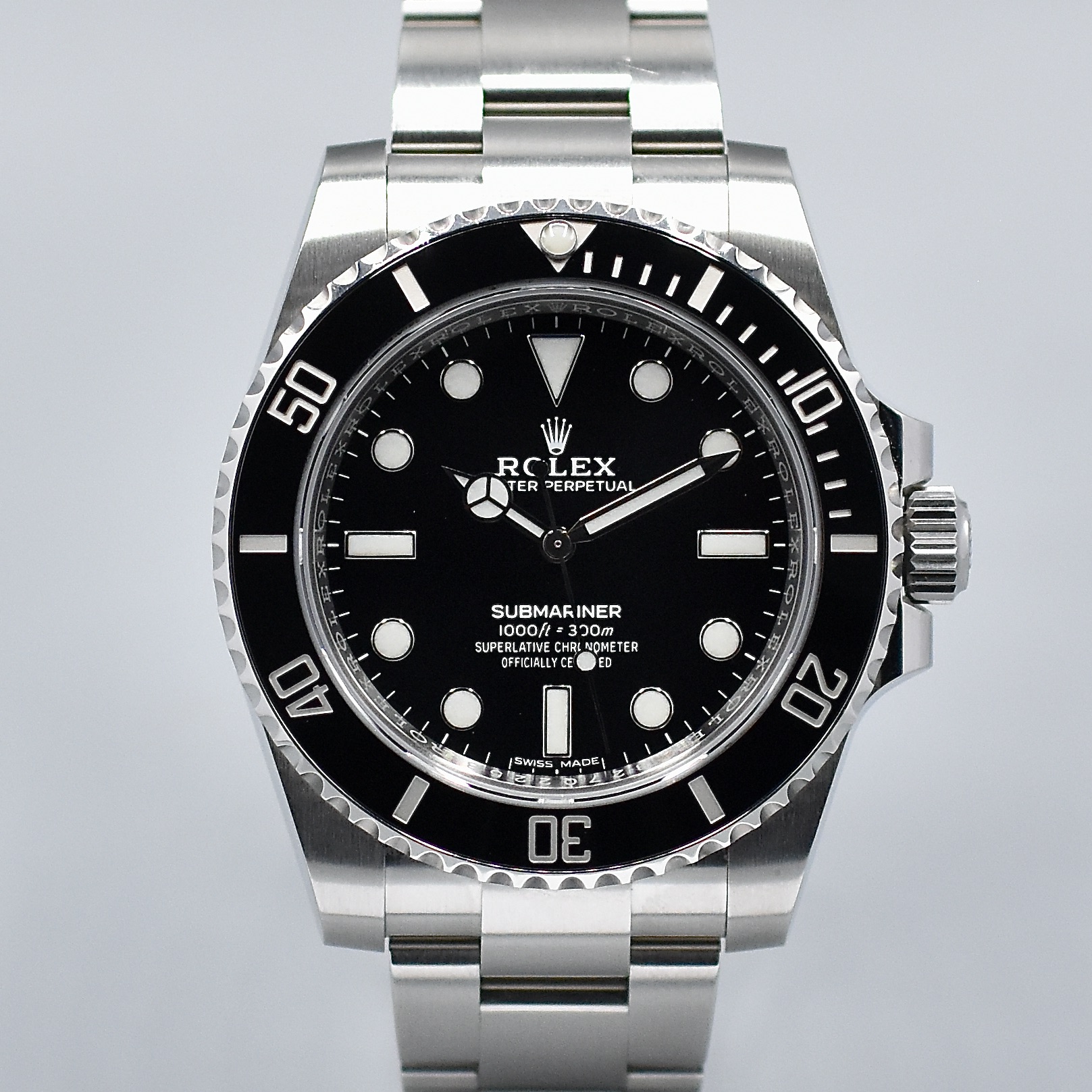 ROLEX SUBMARINER REF. 114060 BOX AND PAPERS