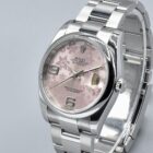 ROLEX DATEJUST REF. 116200 PINK FLORAL DIAL