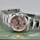 ROLEX DATEJUST REF. 116200 PINK FLORAL DIAL