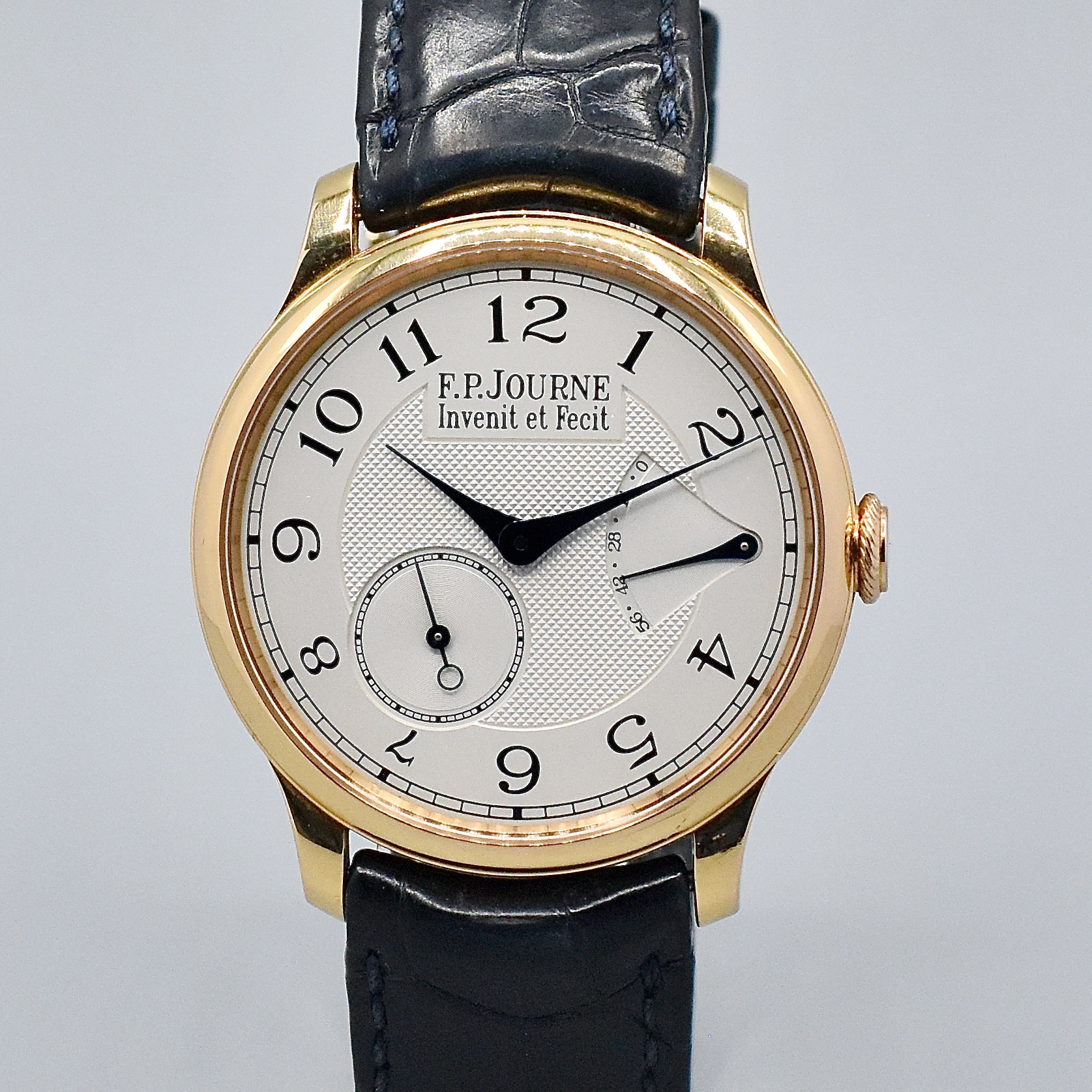 F. P. JOURNE CHRONOMETRE SOUVERAIN PINK GOLD 38mm FULL SET