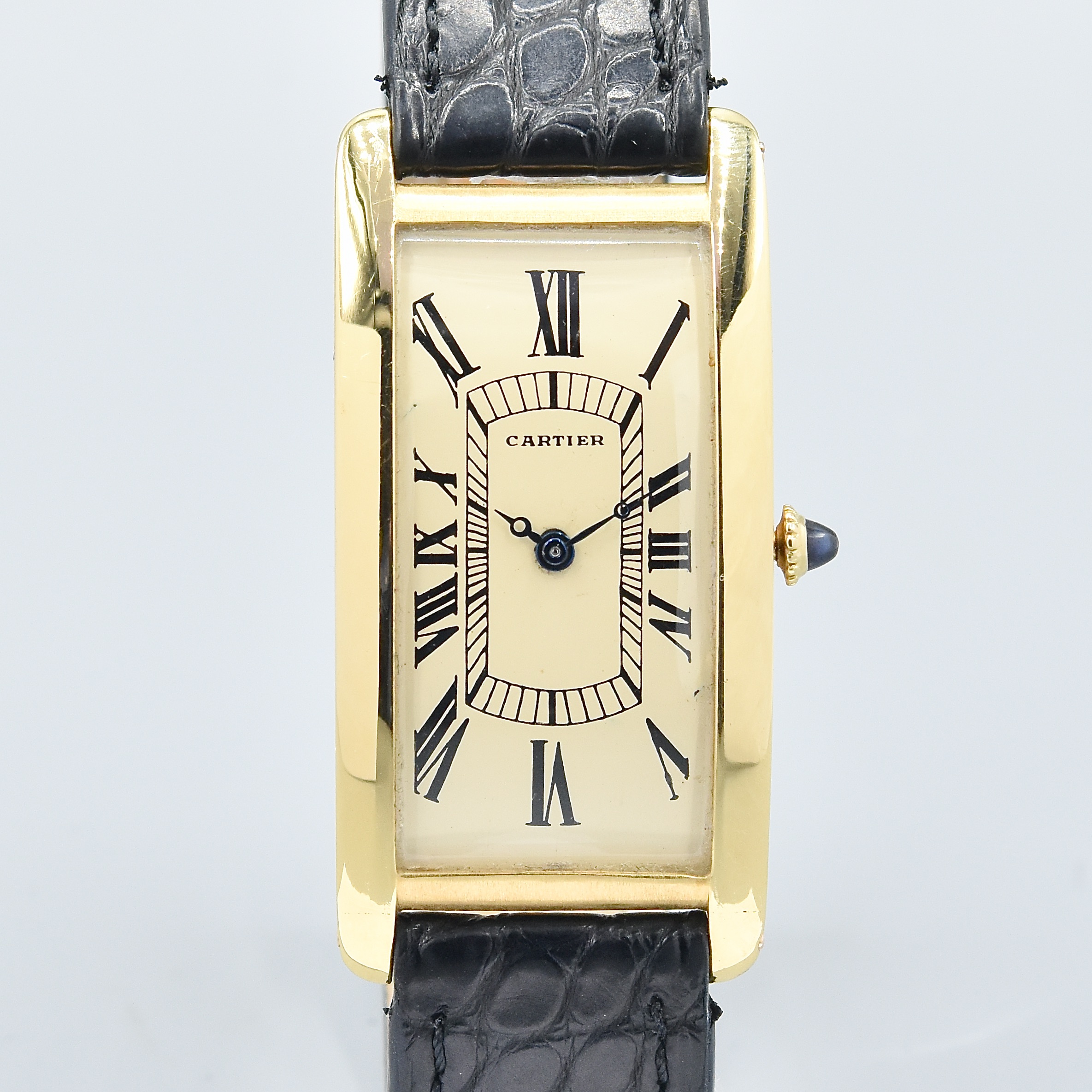 CARTIER TANK CINTREE YELLOW GOLD