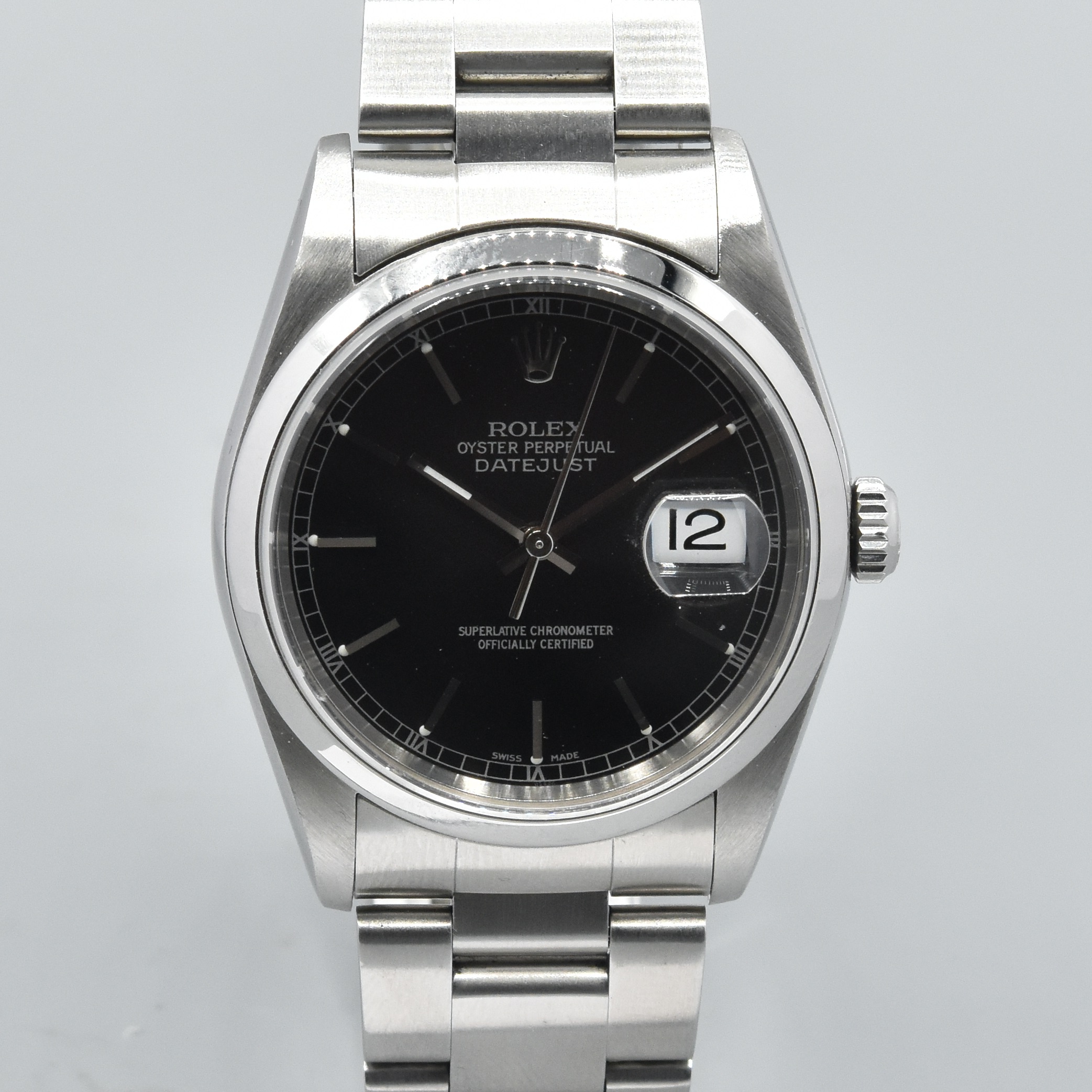 ROLEX DATEJUST REF. 16200 STAINLESS STEEL