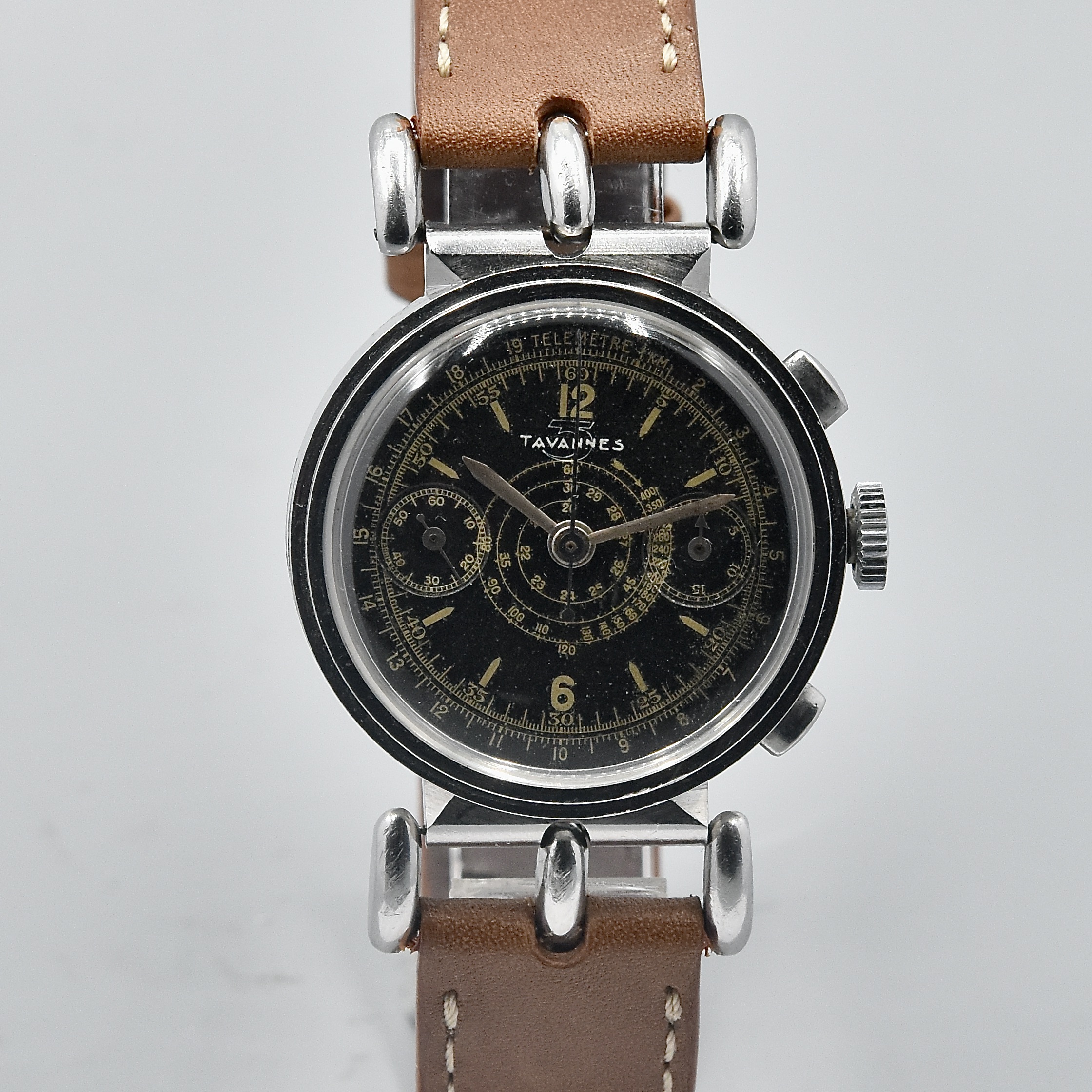 TAVANNES CHRONOGRAPH STAINLESS STEEL