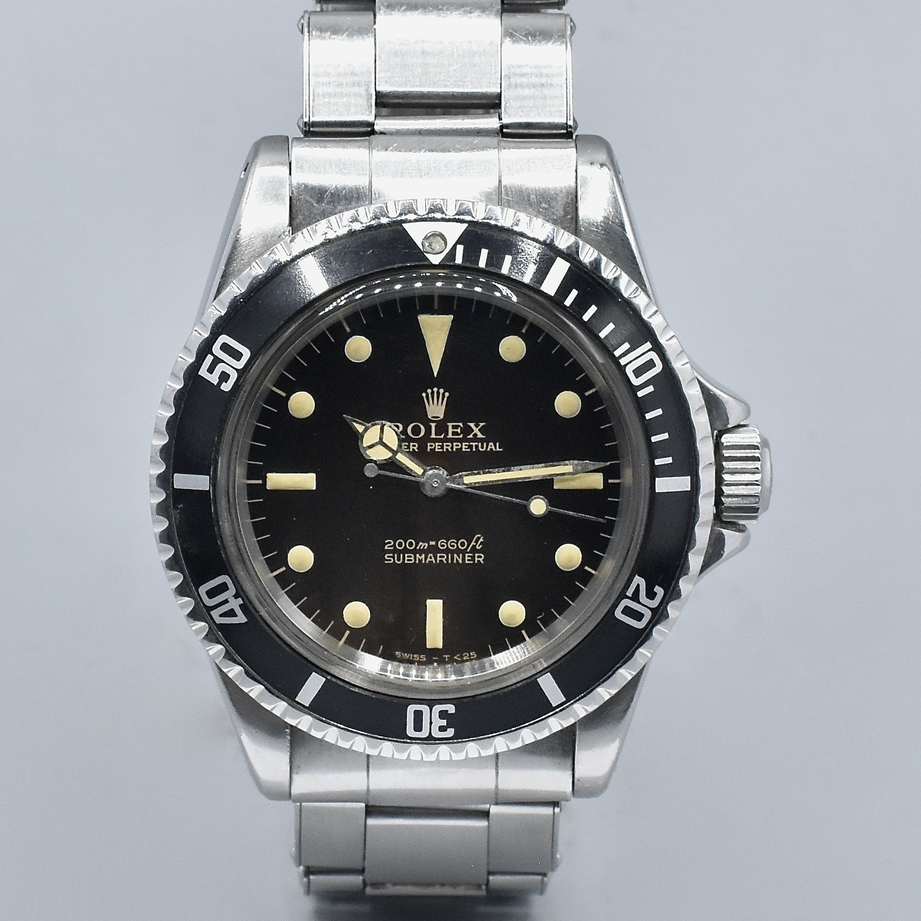 ROLEX SUBMARINER GILT REF. 5513 TROPICAL DIAL STAINLESS STEEL