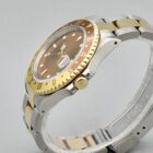 ROLEX GMT MASTER II REF. 16713 « TIGER EYE » STEEL AND GOLD FULL SET