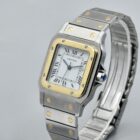 CARTIER SANTOS CARREE AUTOMATIC REF. 2961 STAINLESS STEEL AND GOLD