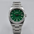 ROLEX OYSTER PERPETUAL 36 REF. 126000 GREEN DIAL STAINLESS STEEL FULL SET