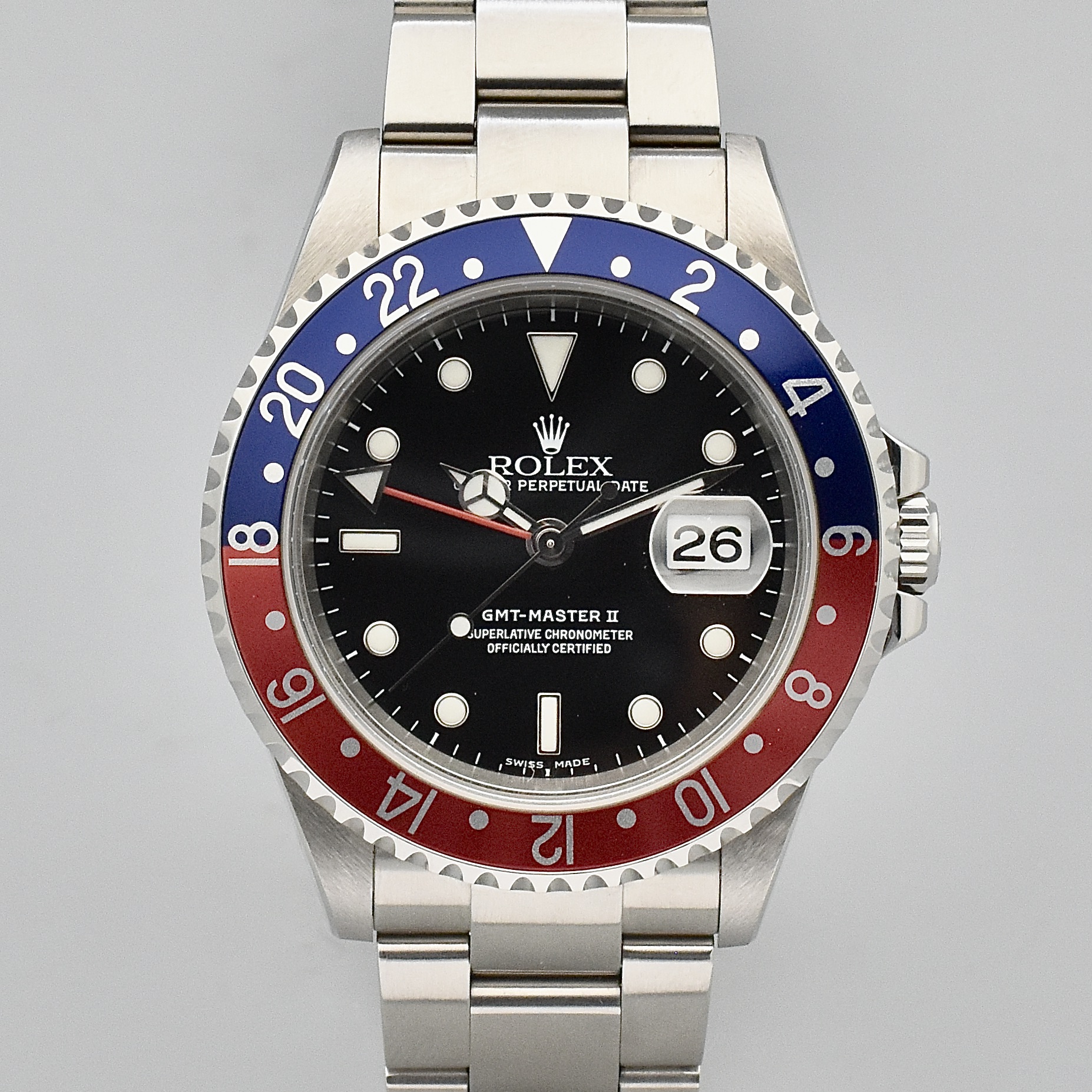 ROLEX GMT MASTER II “PEPSI” REF. 16710 FULL SET