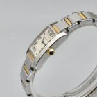 CARTIER TANK FRANCAISE REF. 2301 STAINLESS STEEL AND GOLD WITH PAPERS