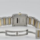 CARTIER TANK FRANCAISE REF. 2301 STAINLESS STEEL AND GOLD WITH PAPERS